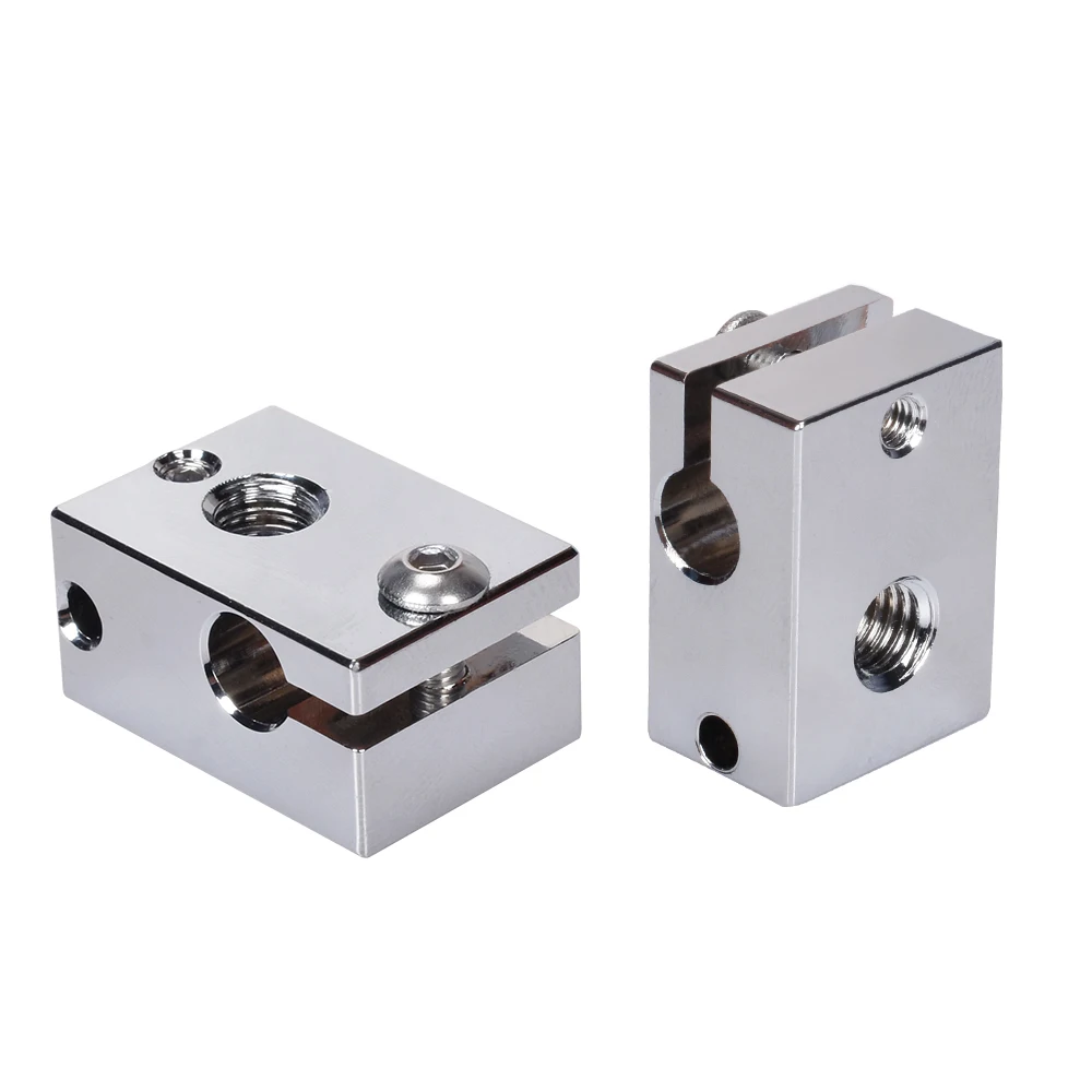 Оригинальный нагревательный блок V6 из меди для E3D Hotend сопло силиконовый Носок