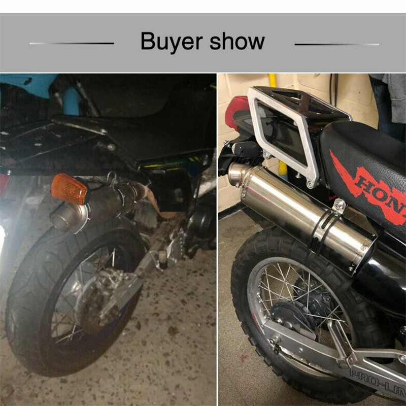 38-51 мм универсальный глушитель выхлопной трубы мотоцикла ATV мотоцикл скутер для GP