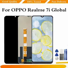 For OPPO Realme 7i Global Helio G85 LCD Display Screen Touch Panel Digitizer For Realme 7I Screen Part