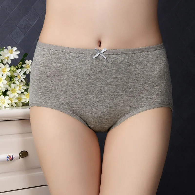 Женские трусы-боксеры летние кружевные Бриджи средней посадки из хлопка и лайкры