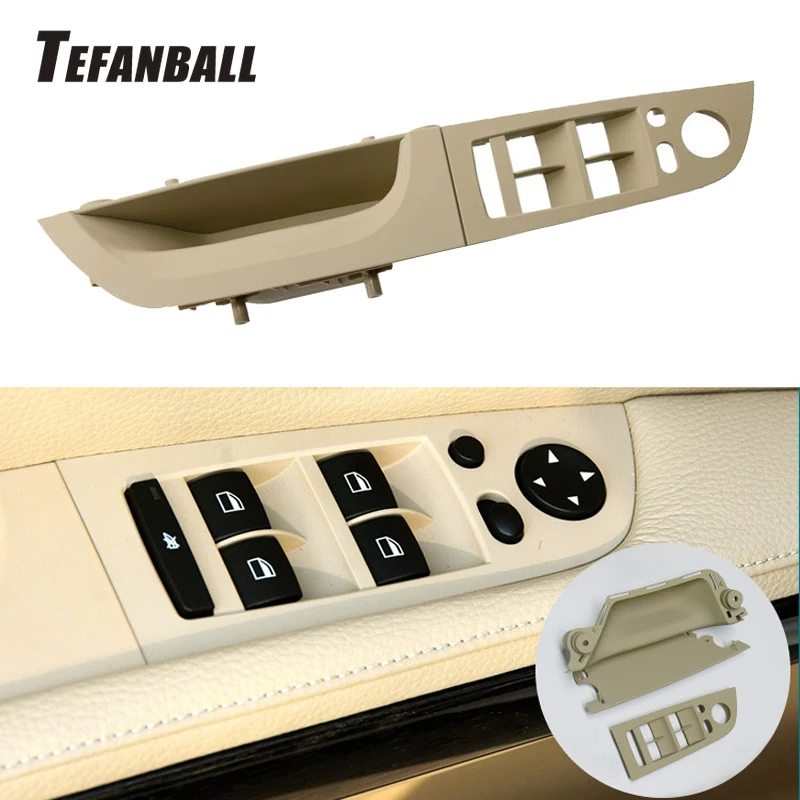 Автомобильная накладка на внутреннюю ручку правой и левой двери для BMW E90 E91 3