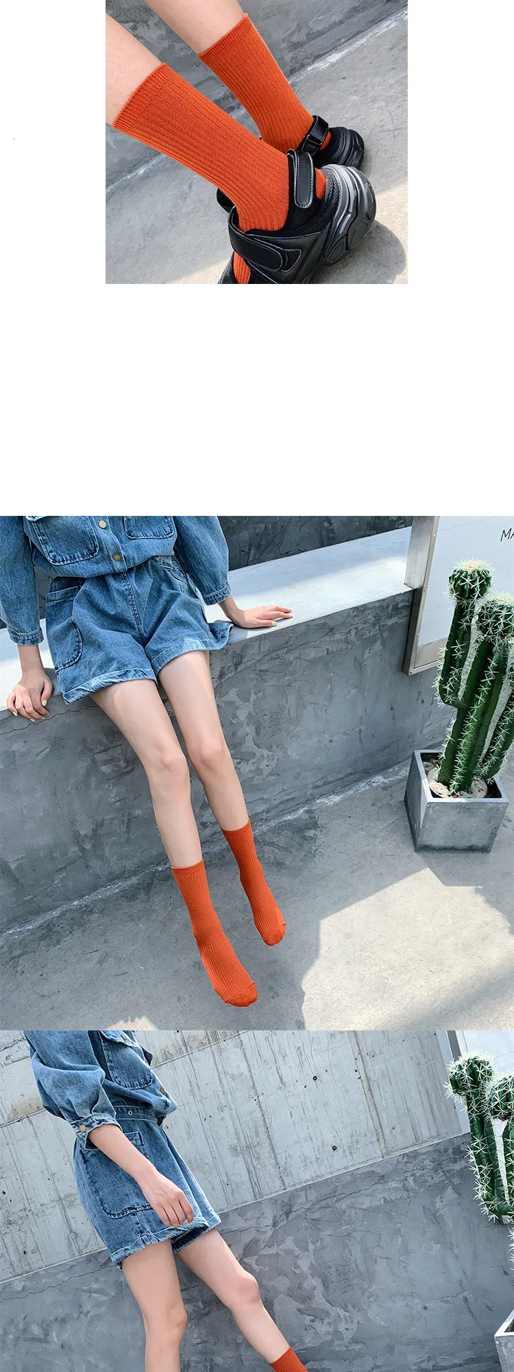 SP&CITY, корейские, мерсеризованные, одноцветные носки, женские, цветные, короткие носки, лаконичные, вязаные, хлопковые, женские носки, Harajuku Meias, осенние носки