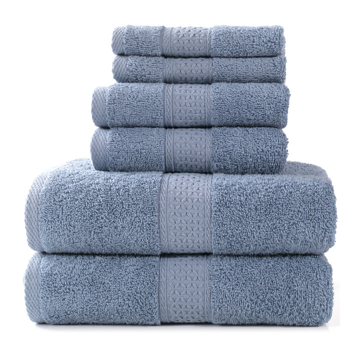 

Thick Bath Towel Suit Three-piece Suit Bathroom Cotton Soft Absorbent Towels Wrap Adult Women and Men Towel 3pieces Set