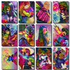 Набор для рисования по номерам, японское аниме Моя геройская Академия, Токийский Гуль, рассекающий демонов, домашний декор, настенная живопись на холсте