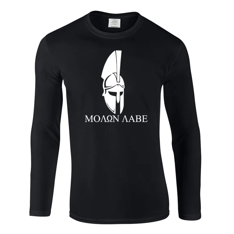 MOLON LABE Come And Take It Spartan Helmet Мужская хлопковая футболка высокого качества с круглым