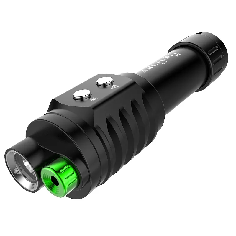 

ARCHON J2 Spotlights Diving Light Cree 1000LM Laser Tactical Flashlight Underwater 100m by Rechargeable 21700 5100mah Battery