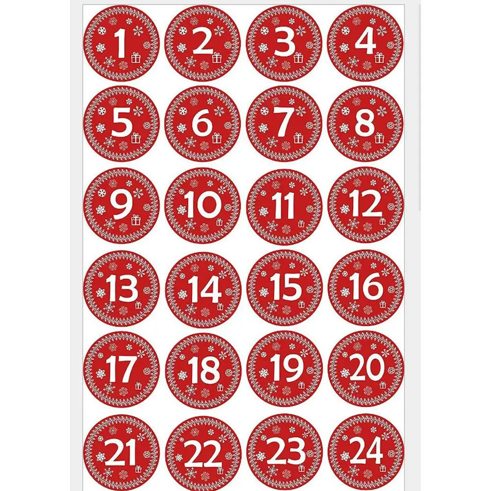 Christmas Advent Calendar Kraft Box Crate Set Square Gift Fruit Candy Storage | Дом и сад