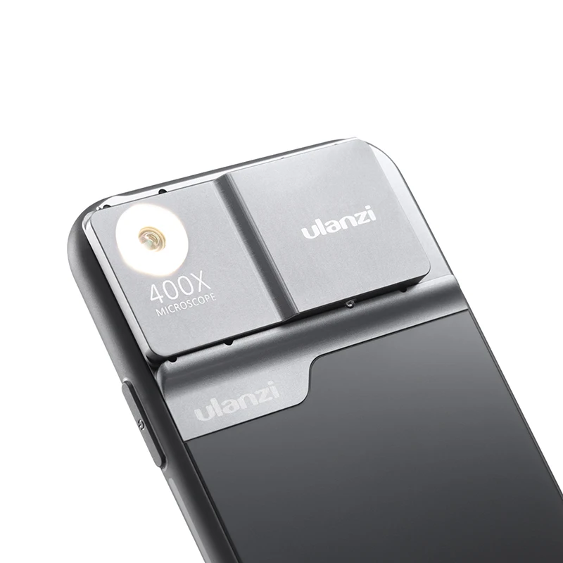 Чехол для объектива телефона с микроскопом Ulanzi 400X iPhone 11 Pro Max комплект