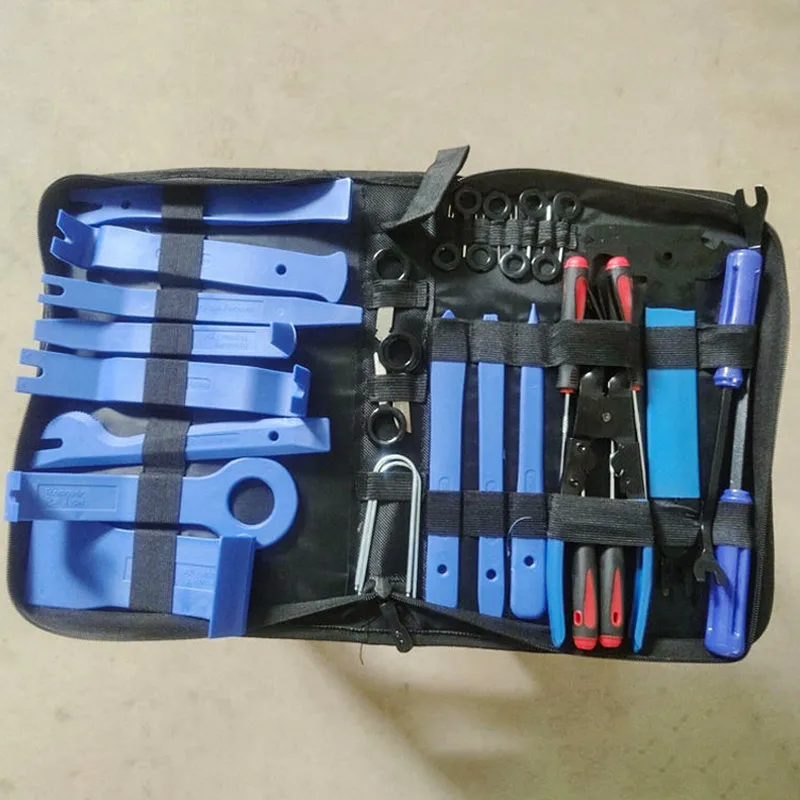 

35 Pcs Radio Door Trim Panel Clip Removal Tool Pry Tool Car Audio Pry Tool Set Car Radio Repair Kit Stereo Trim Panel