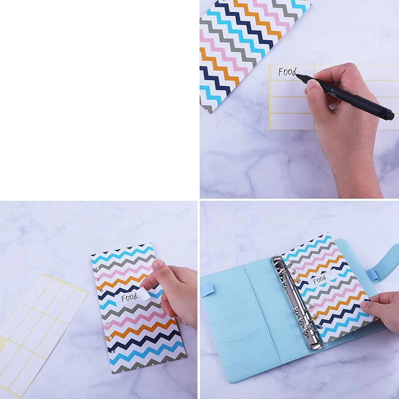 

PU Leather Folder Budget Cash Envelope System Budget Envelope Expenditure Budget Sheet and Banknote Planning Label