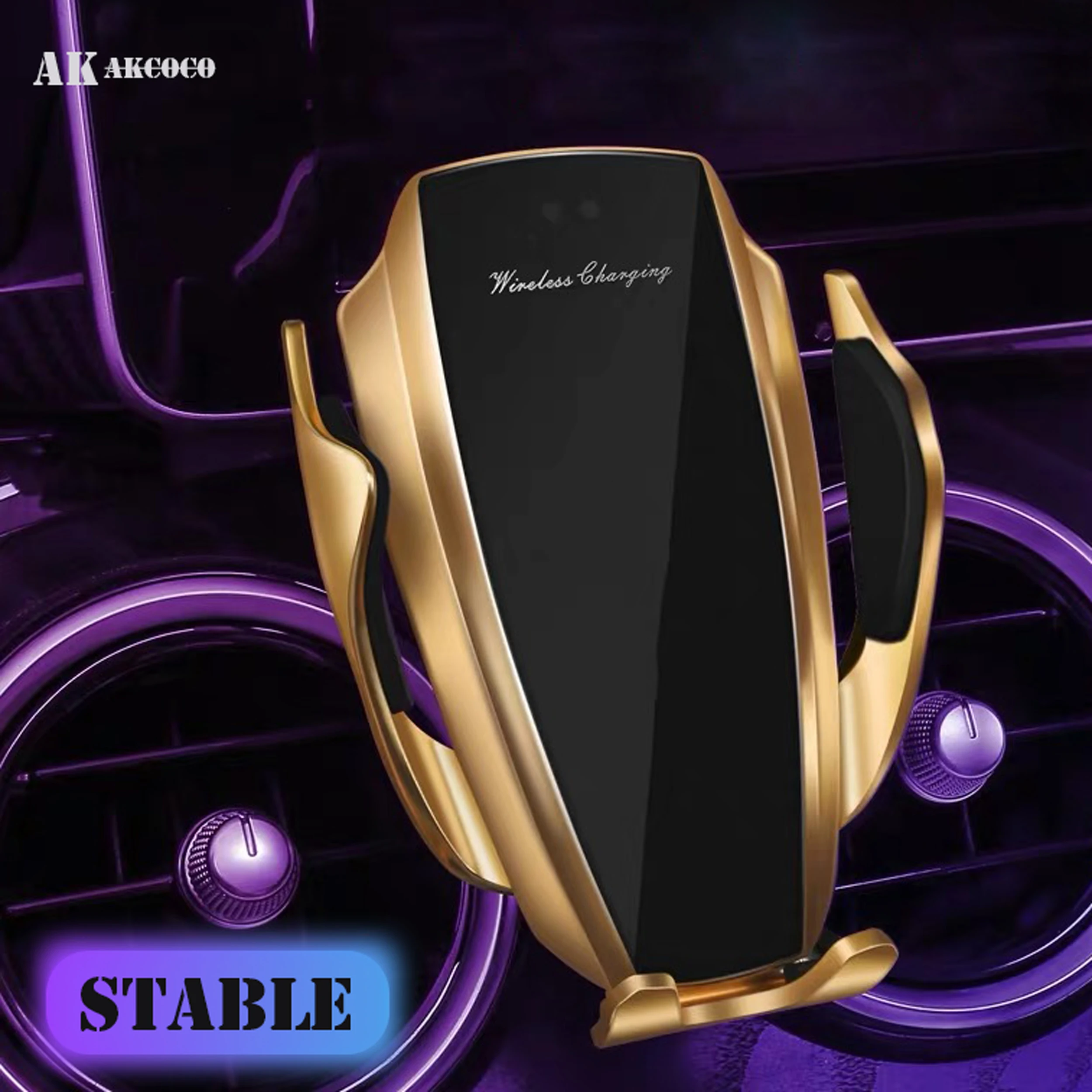 Беспроводное автоматическое автомобильное зарядное устройство с умным датчиком