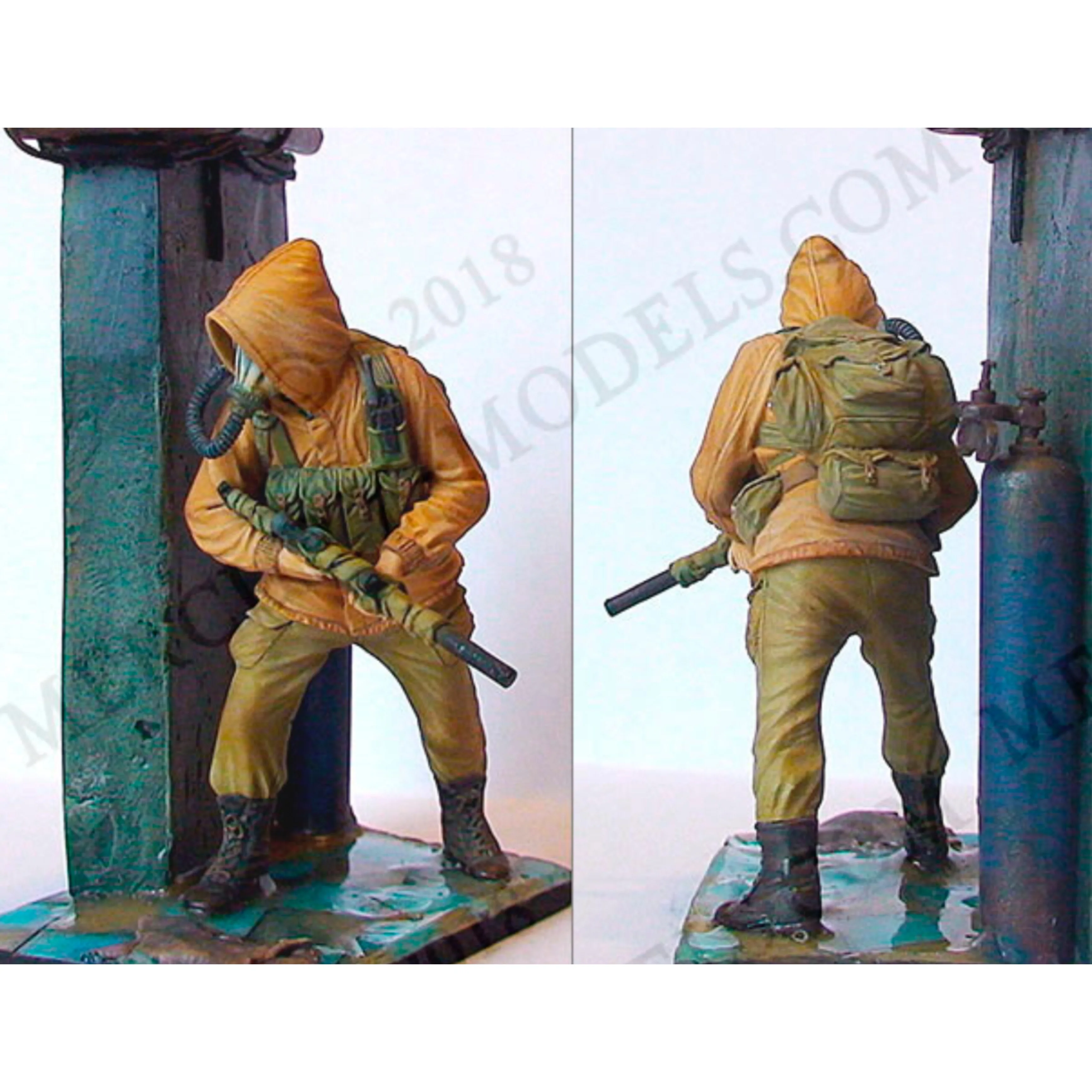 

Resin Model Figure GK，With scenes , Unassembled and unpainted kit