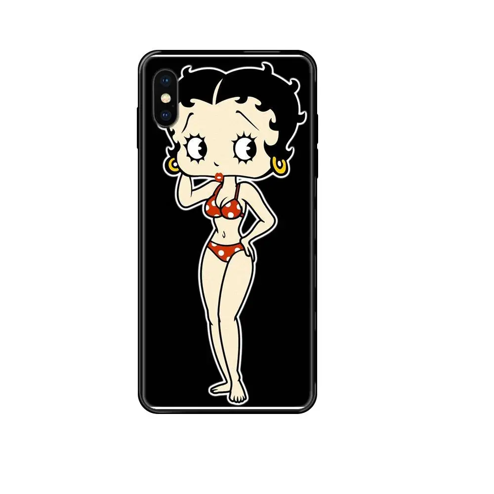 Betty Boop Sit In Cup Phone Case For Huawei P40 P30 P20 P10 P9 P8 Lite Plus Pro 2017 P Smart 2019 | Мобильные телефоны и