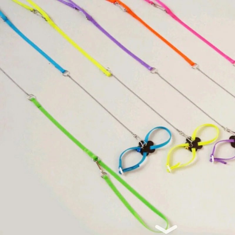 Попугай птица поводок Открытый регулируемый жгут тренировочный канат Анти Укус