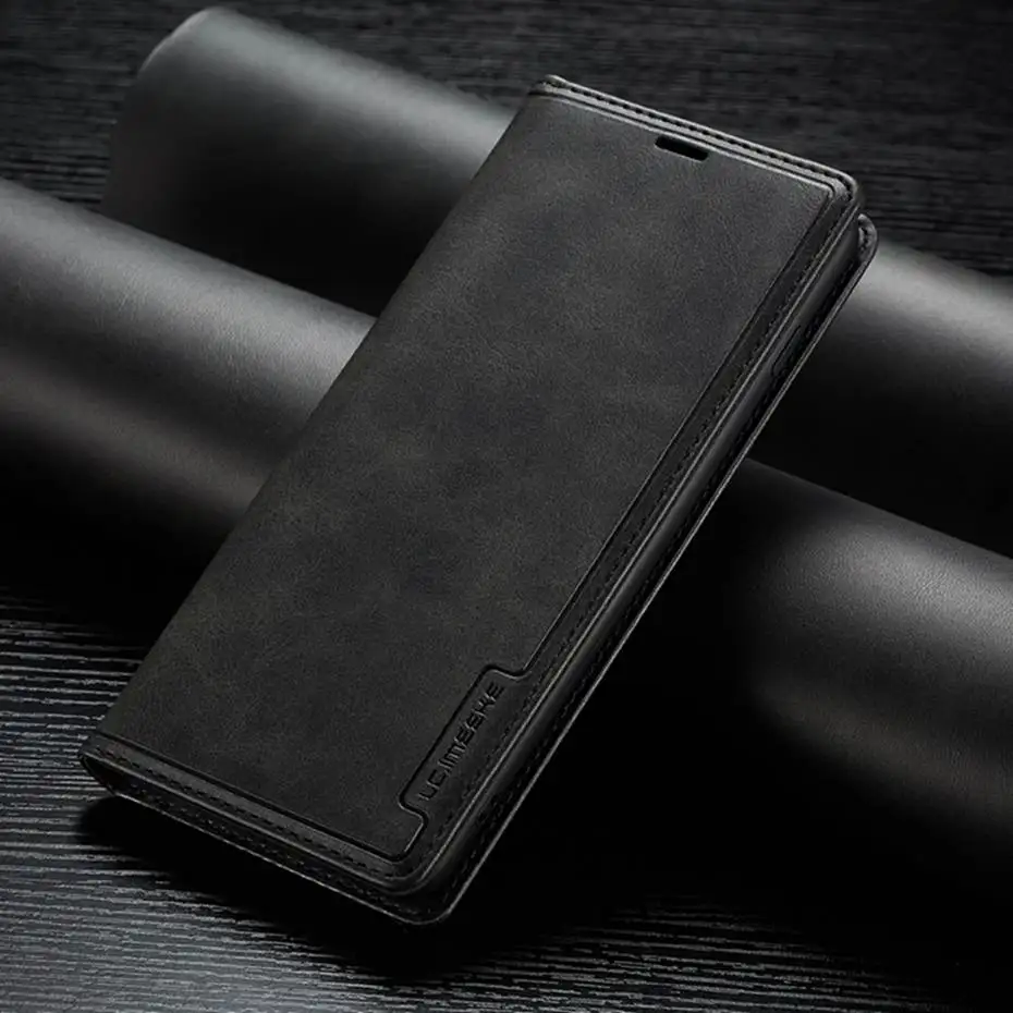 Black Роскошный кожаный флип-чехол смешанных цветов для IPhone X XS XR XS Max Phone Чехол для iPhone 6 6s 7 8 Plus, чехол-кошелек - Цвет: Black