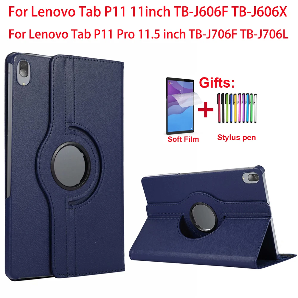 360 Degree Rotating Tablet Case For Lenovo Tab P11 Cover 11 inch TB-J606F TB-J606X P11 Pro Case 11.5 inch TB-J706F TB-J706L Capa 360 Degree Rotating Tablet Case For Lenovo Tab P11 Cover 11 inch TB-J606F TB-J606X P11 Pro Case 11.5 inch TB-J706F TB-J706L Capa