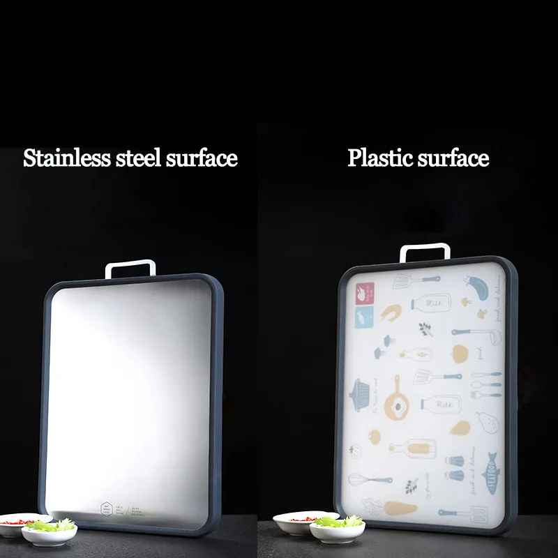 18/10 Разделочные Блоки Из Нержавеющей Стали прочная кухонная двухсторонняя