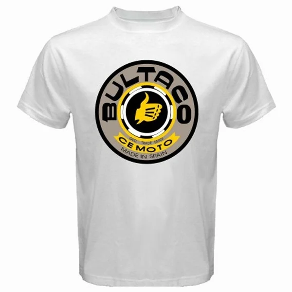 

Bultaco Cemoto Motorcycles Men's White T-Shirt