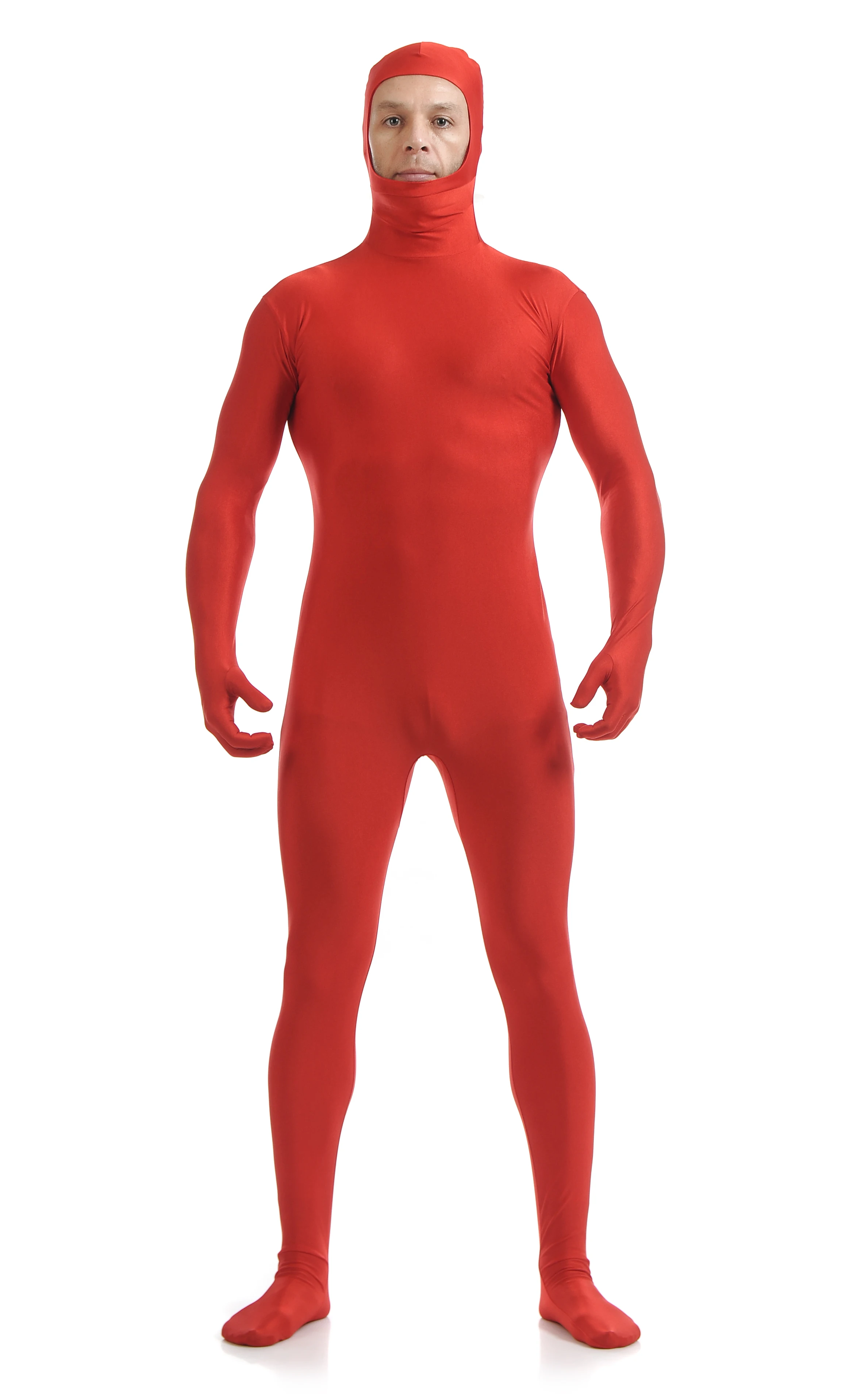 

(CM-11) Classic halloween cosplay costumes unisex lycra spandex black cross dressing tights without headhood fetish zentai suit