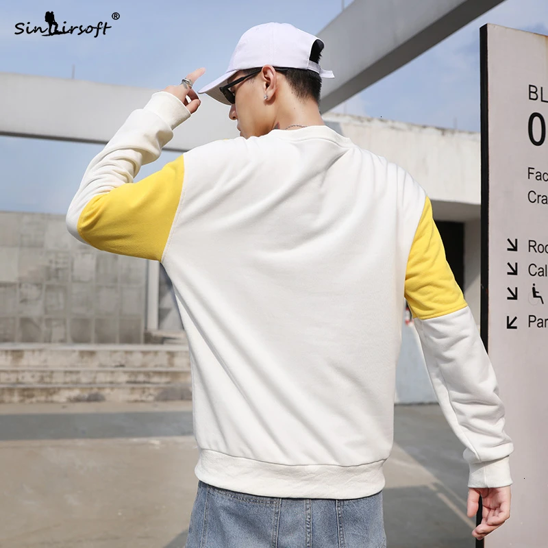 Новый дизайн осенний мужской Повседневный пуловер Корейская версия мультяшный