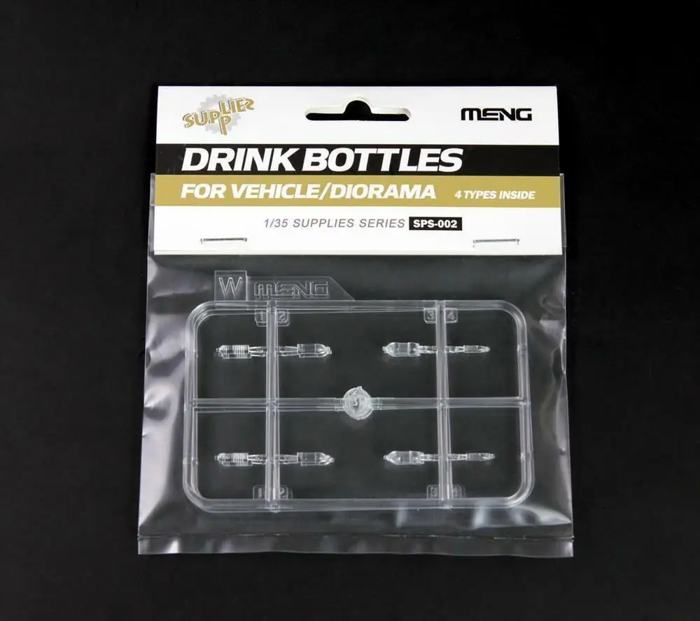 

MENG MODEL MODEL 1/35 SCALE military models #SPS-002 DRINK BOTTLES FOR VEHICLE/DIORAMA Model kit