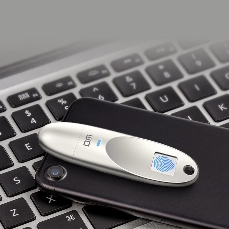 DM высокоскоростной USB флеш накопитель с распознаванием отпечатков пальцев