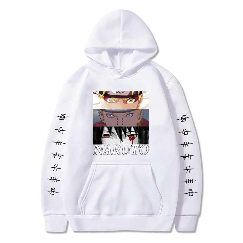 

Sweatshirt Akatsuki Cloud Symbols Print Hoodies Japan Anime Streetwear Men Women Oversized Pullover Harajuku Personality Hoody