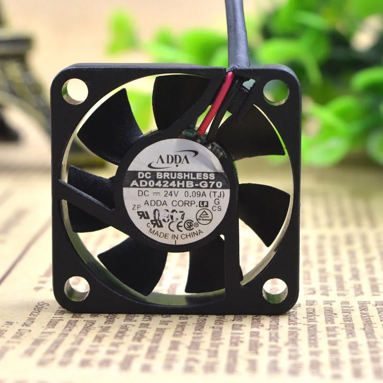 Ультратонкий охлаждающий вентилятор для ADDA AD0424HB G70 24 В 0.09A 40104 см Тайвань|Кулеры и
