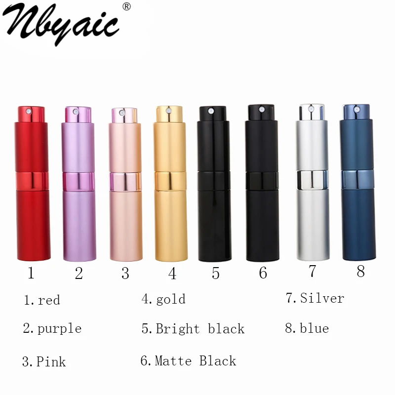 

Nbyaic Mini perfume bottled portable travel essential artifact perfume spray bottle cosmetic container empty bottle 8ML