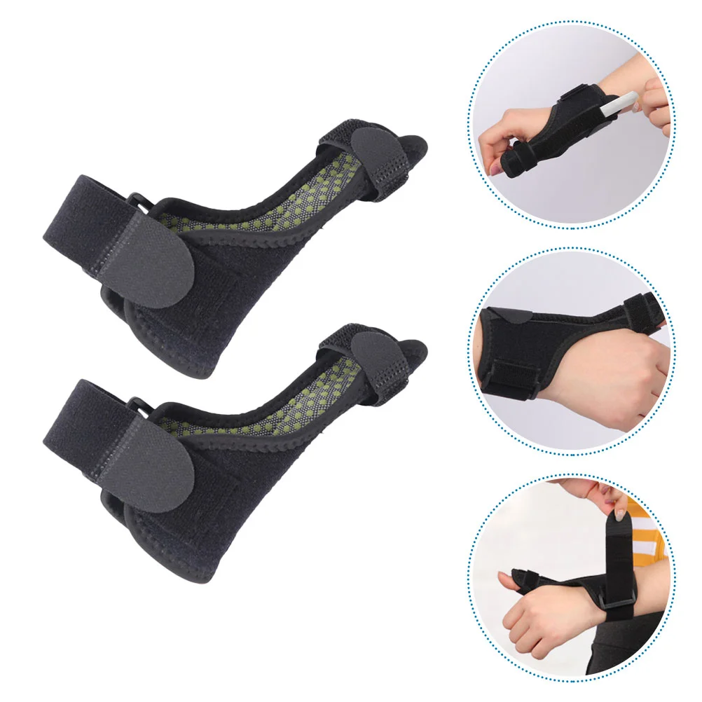 

2Pcs Thumb Stabilizer Thumb Support Wrist Strap Elastic Wrist Bracer for Exercise
