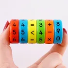 6 штук, зимний кoпмлeкт Обучающие математические игрушки Монтессори магнитные числа сборка 