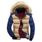 Лидер продаж, модная зимняя куртка для мужчин с капюшоном Толстая теплая хлопковая куртка пальто с Мужская хлопчатобумажная одежда размера плюс 6XL 7XL