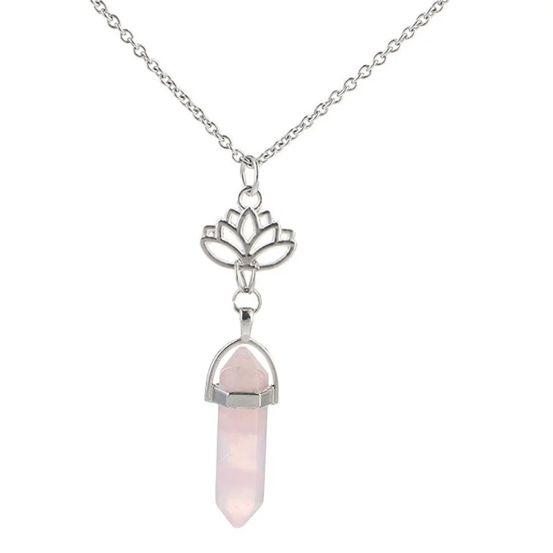 Модное ожерелье с подвеской в виде пентаграммы звезды чакры камни для женщин