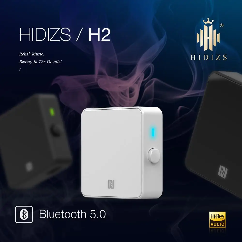 Чип Hidizs H2 MAX97220 без потерь Bluetooth 5 0 приемник USB DAC усилитель для наушников AMP 3 мм