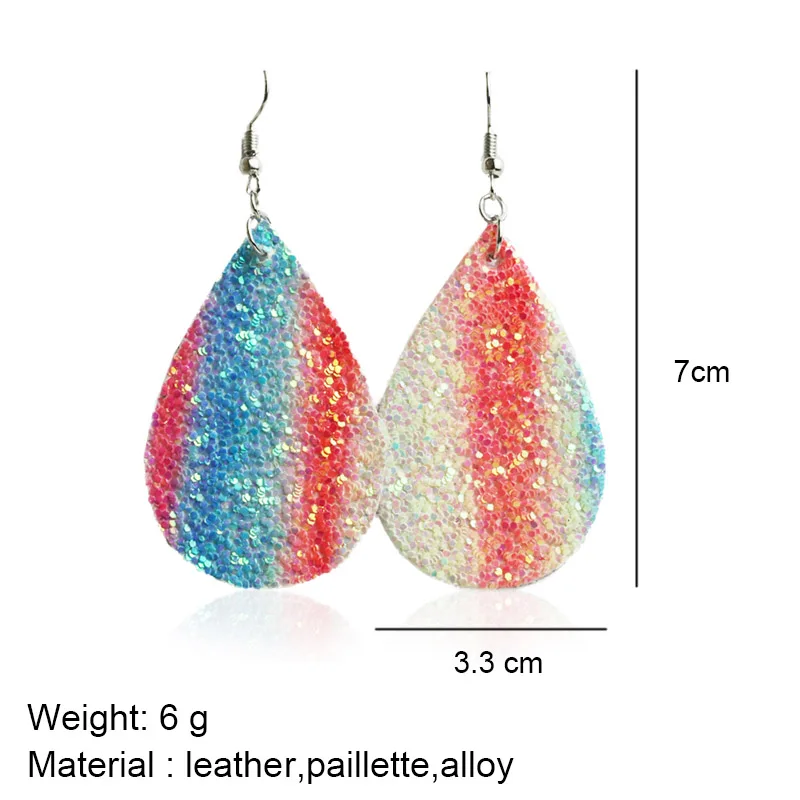 Женские блестящие серьги Cpop с каплями воды модные серьги-подвески ювелирные