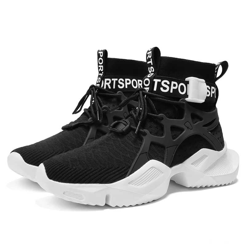 

High Top Running Shoes Men Sneakers Lightweight Chunky Shoes Jogging Trainers Man Breathable Walking Sports Zapatillas Hombre