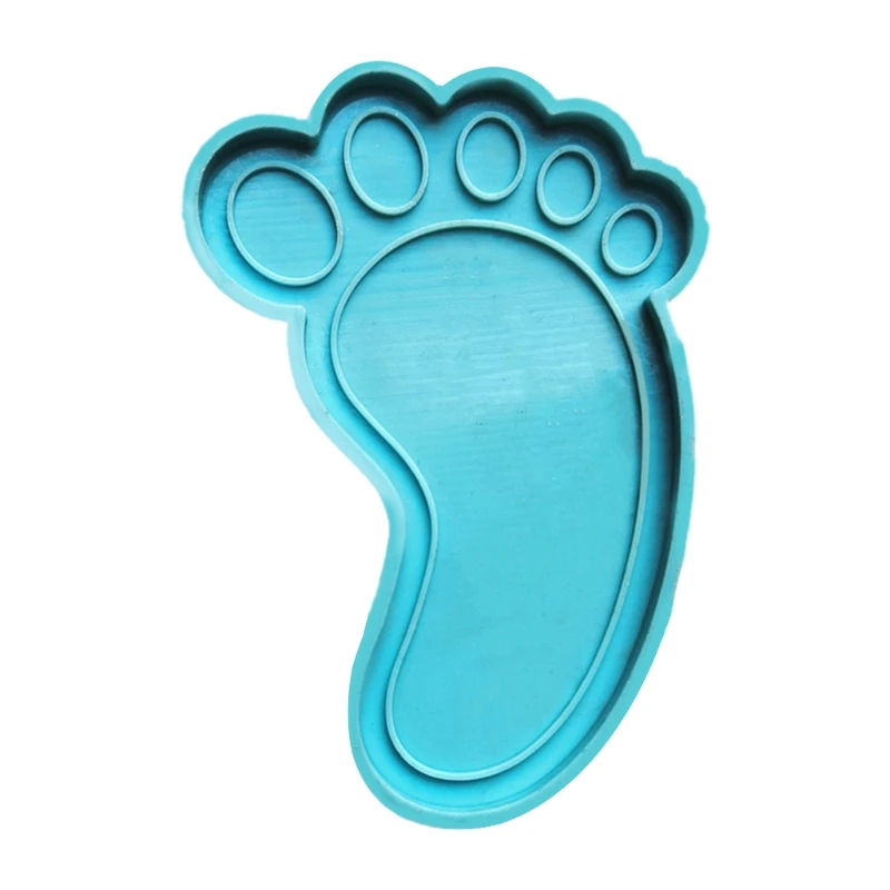 

Big Feet Coaster Epoxy Resin Mold Cup Mat Mug Pad Silicone Mould DIY Crafts Ornaments Home Decorations Casting Tool