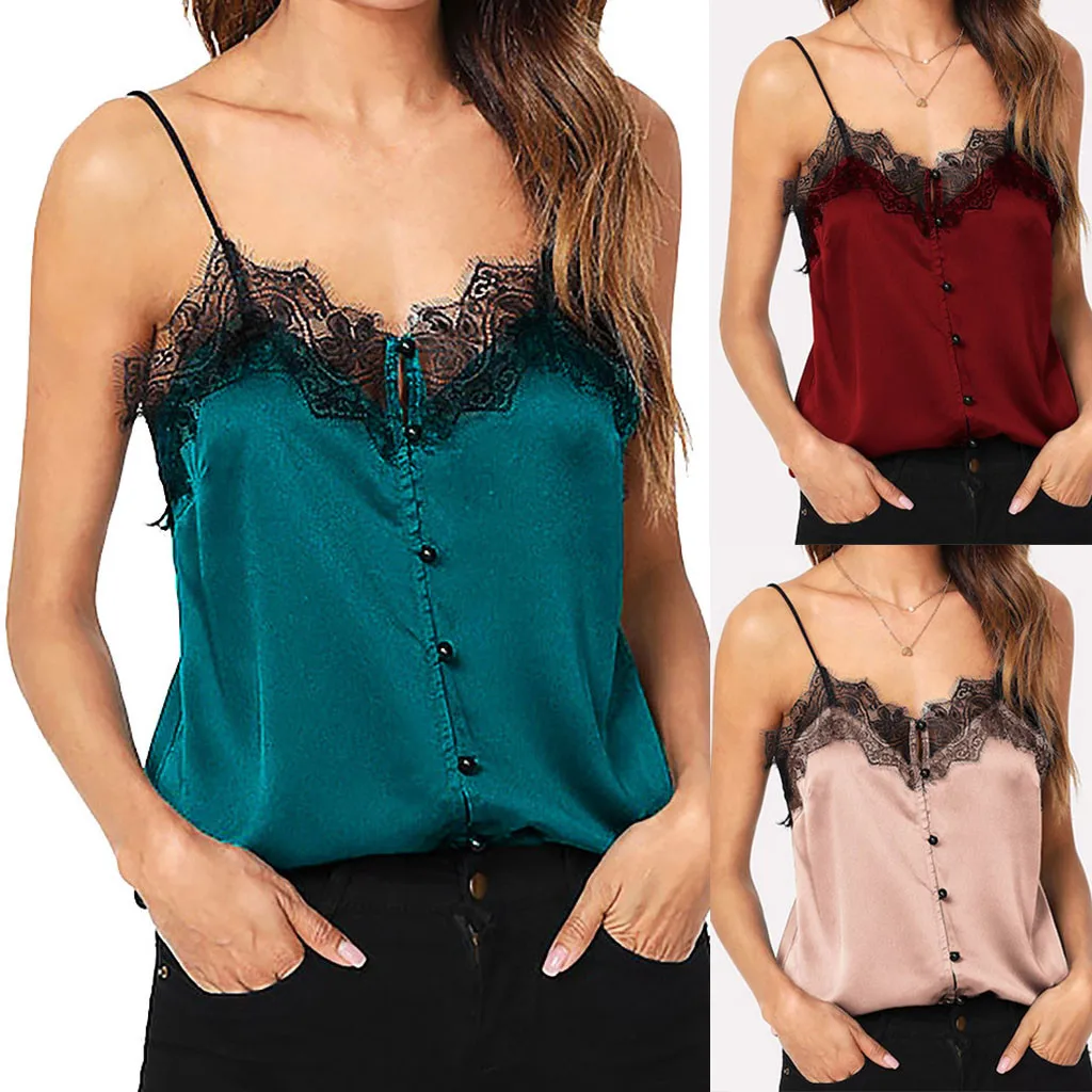 Пикантные топы женский жилет модные кружевные майки с ресничками блузка без