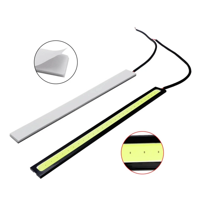 

4pcs/set 17cm Super Bright LED COB Daytime Running Light DC12V Waterproof Car LED Light Daytime Running Strip Lamp