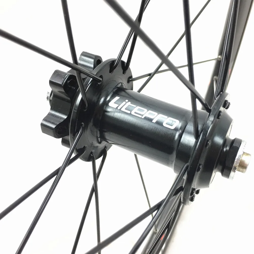 Preise Litepro AERO TXB Hohe Felge 11Speed Laufradsatz 20 Zoll 451 Disc V Brems Faltrad Räder Änderung Upgrade Dahon Fnhon P8