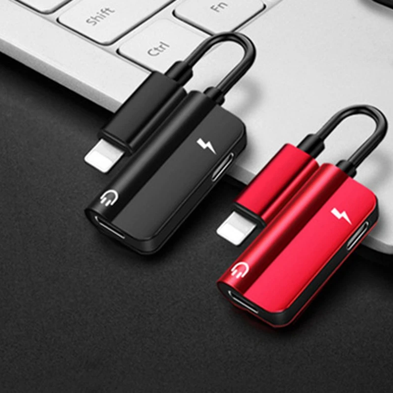 

Type-C Audio Adapter Voice Cable Call 3.5mm Adapter Cable Charging Listening Song 2 in 1,for iPhone Knife Adapter