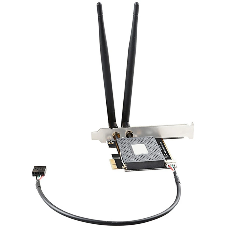 

Настольный Wi-Fi-адаптер MINI PCIE PCI-E X1, беспроводной сетевой адаптер Wi-Fi, поддержка Bluetooth для ПК