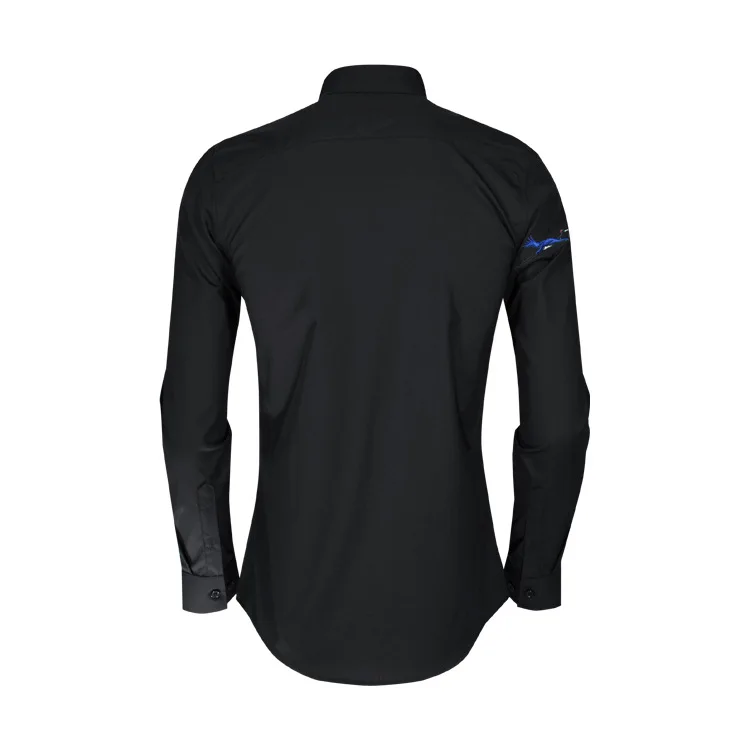 

New Arrival Autumn High Quality Embroidery Long Sleeve Men Casual Shirts Hand-painted Plus Size M L XL 2XL 3XL 4XL