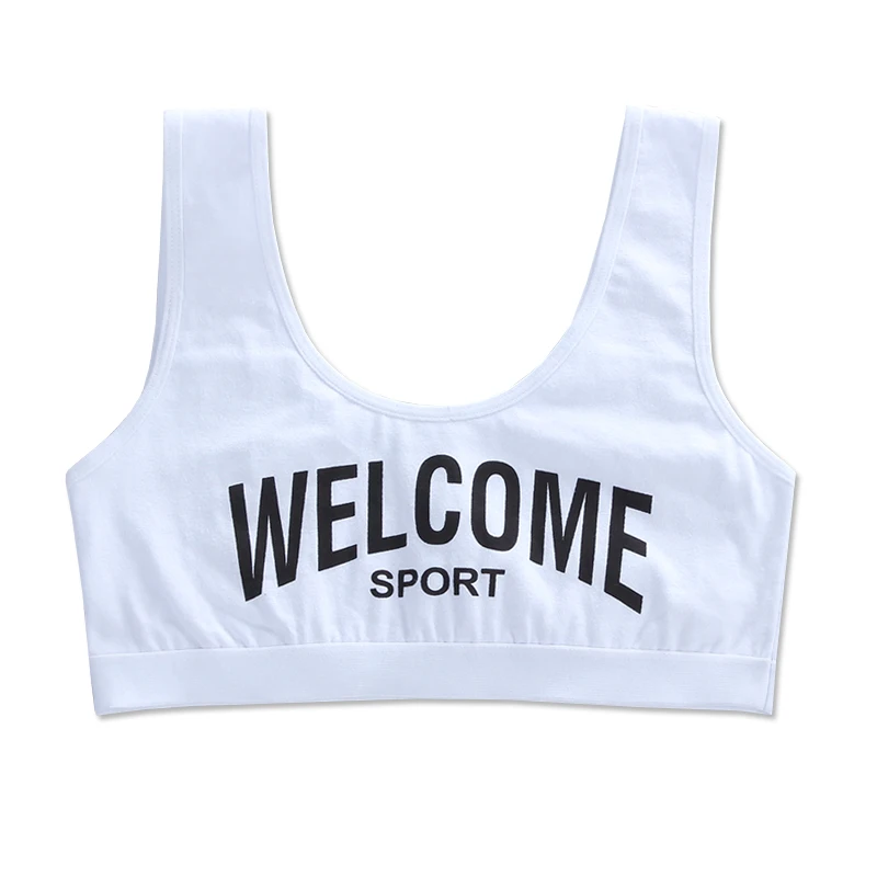 

girl bras teen bra 8-12Y Training summer Underwear Cotton Kids Sport Teens Teenage Hipster Children Young student