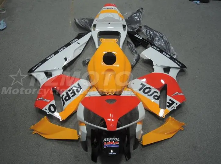 

4 Free Gifts Injection mold New ABS Fairings Kit Fit for HONDA CBR600RR F5 2005 2006 05 06 bodywork set Red orange