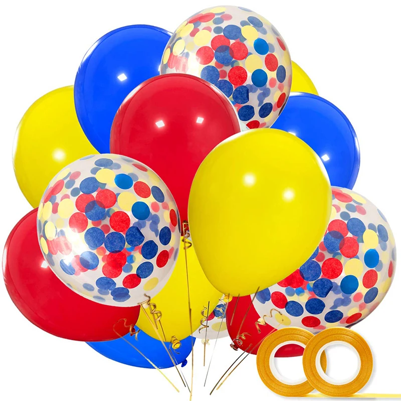 

16pcs Balloon Set Baby Shower Birthday Party Decoration Colorful Balloon Party Latex Confetti Balloon Combo