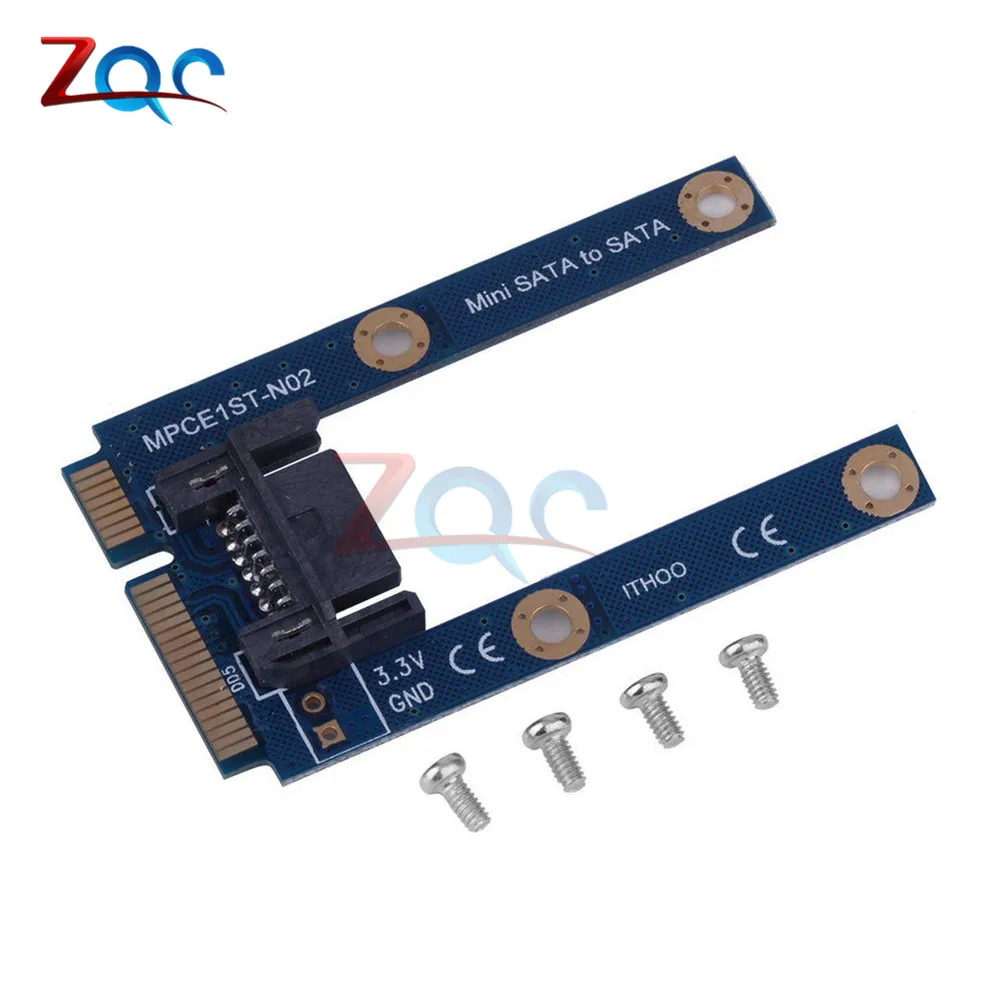 Адаптер конвертера для жесткого диска mSATA Mini PCI-e SSD SATA слот на 7Pin | Инструменты