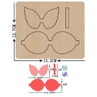 Высекальные штампы для кожи, ткани, дерева, 2021 г.