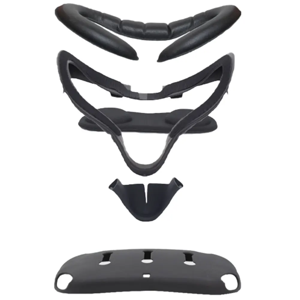 

5pcs Comfort PU Leather Elastic Professional VR Lens Cover Set Anti Leakage Replacement Parts Nose Pad For Oculus Quest