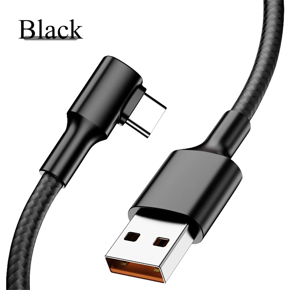 

For Huawei Poco x3 pro USB Type C Cable Fast Charger Cord 5A Nylon Braided Mobile Phone Cables